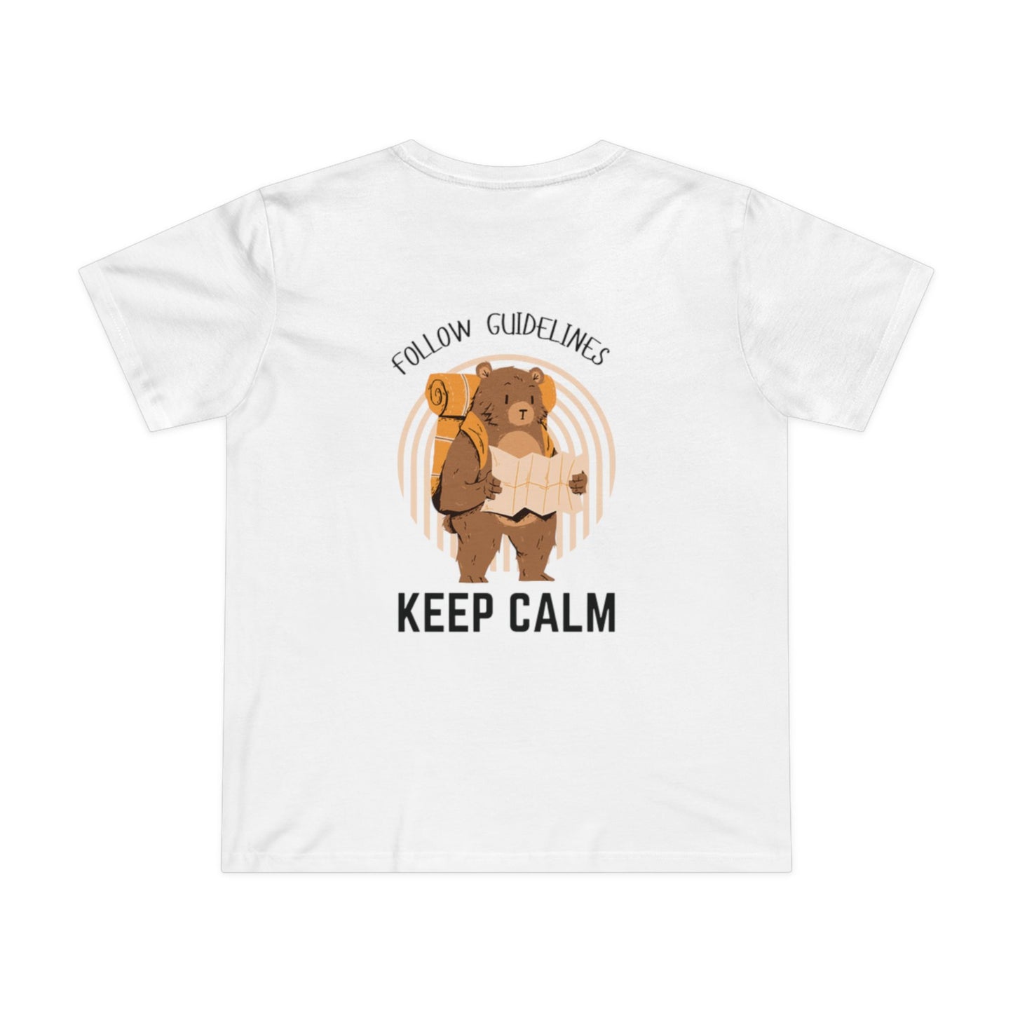 Women's "Follow Guidelines Keep Calm" Inspirational T-Shirt